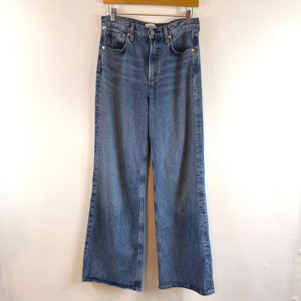 Citizens of Humanity Paloma Baggy Wide Leg Jeans 26 Siesta High Rise Denim - Picture 2 of 15